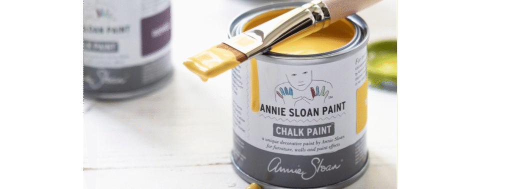 Yellow Anne Sloan Chalk paint