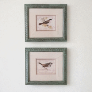 blue & white striped storage box – nautical farmhouse accent