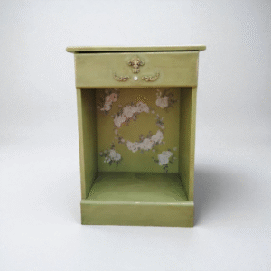 olive green end table
