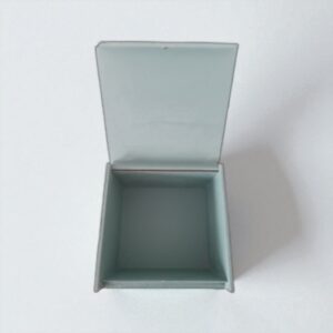 blue & white striped storage box – nautical farmhouse accent