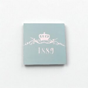 blue & white striped storage box – nautical farmhouse accent