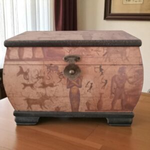 egyptian inspired safe keep box