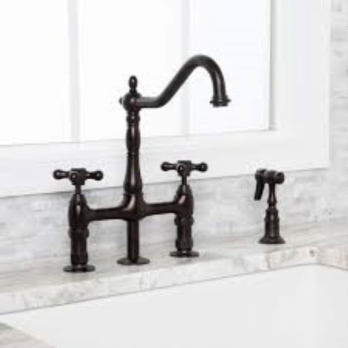 faucet Farmhouse style kitchen faucet.