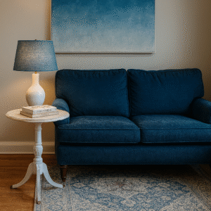 floral vintage bicycle décor table