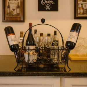 small table wine rack
