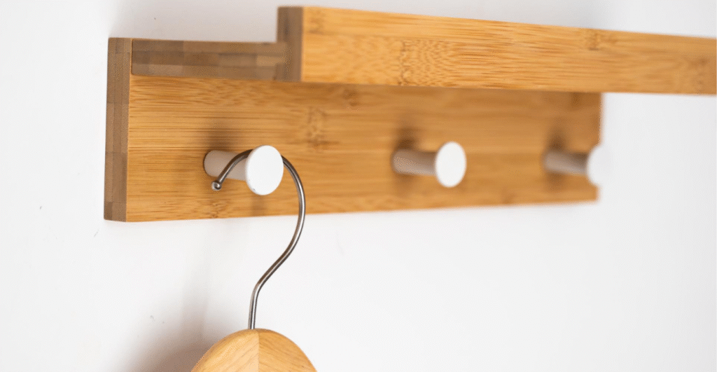 Handmade coat hook hanger.