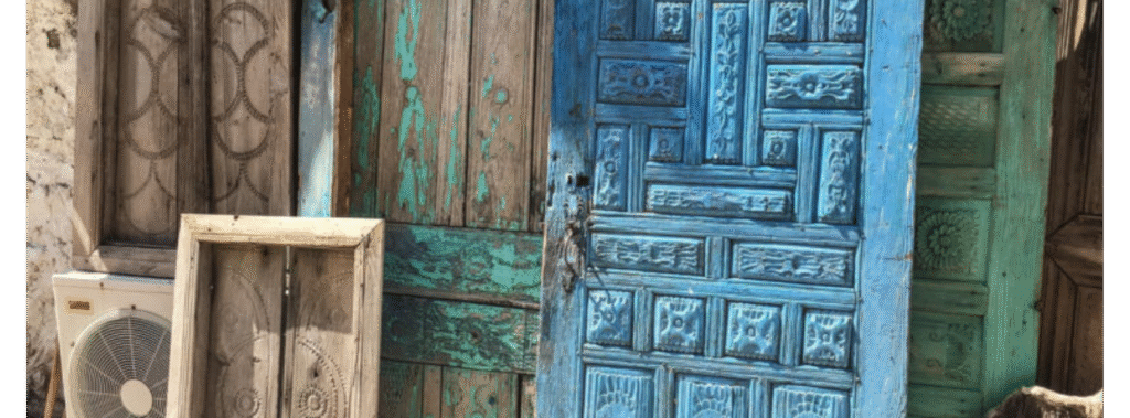 Recycle doors for headboards.