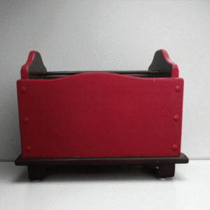 Barn red magazine rack
