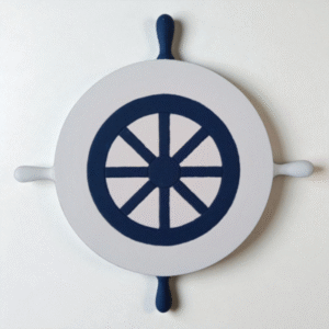nautica wheel wall art