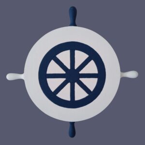 nautica wheel wall art