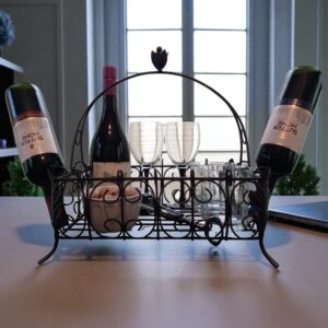 small table wine rack